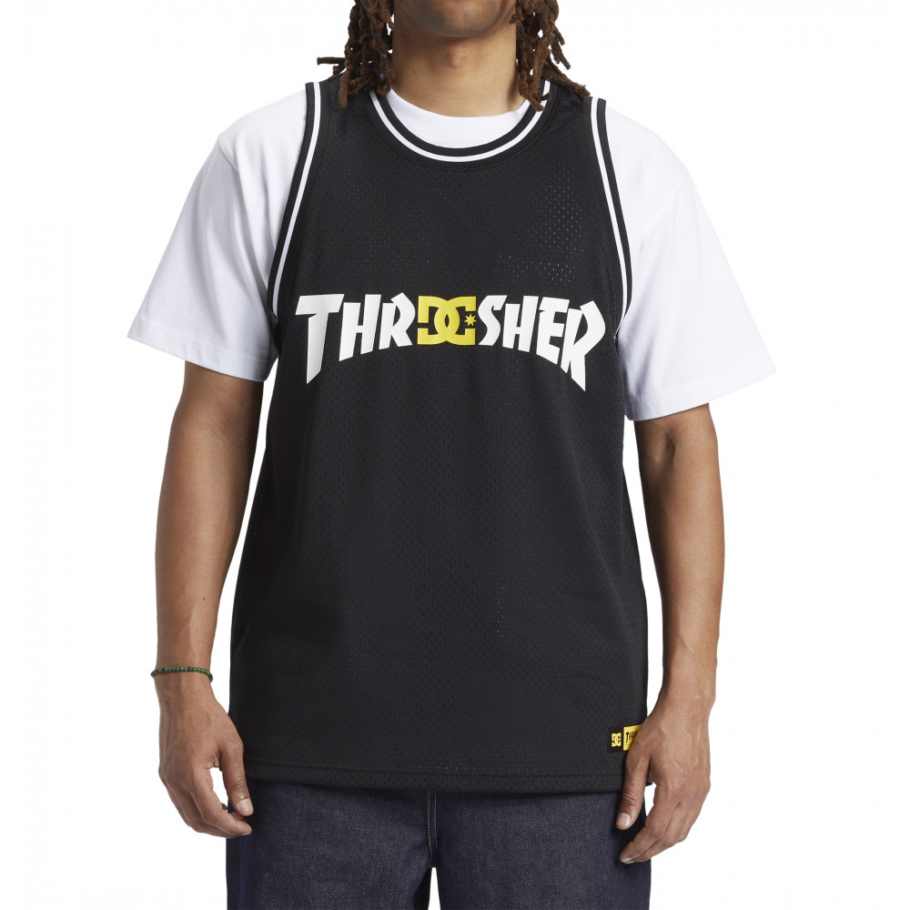 DC X THRASHER JERSEY Tシャツ　ロンT
