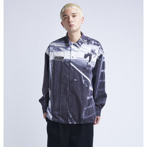 【OUTLET】23 BKL BLABACPHOTO SHIRT LS ALLOVER シャツ