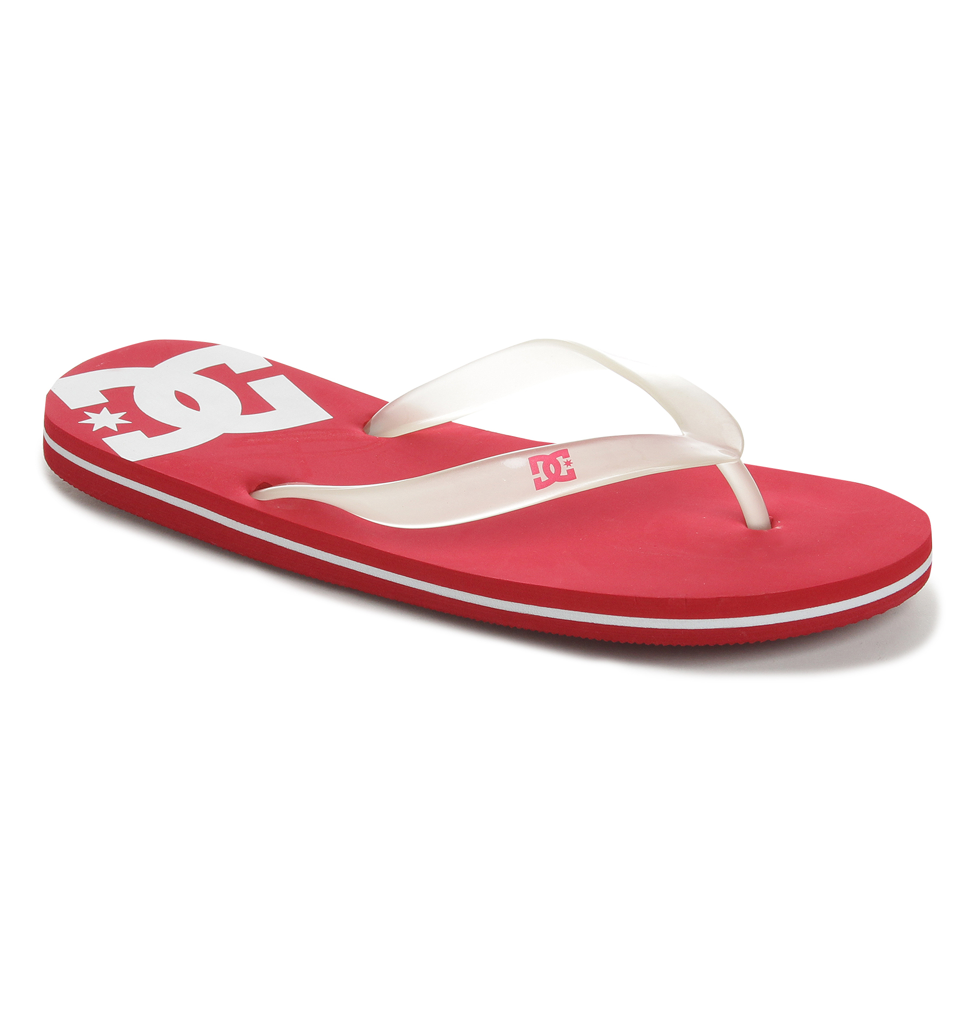 ＜DC Shoe＞ SPRAY GITD 大きく配したブランドロゴが存在感溢れるビーチサンダル画像