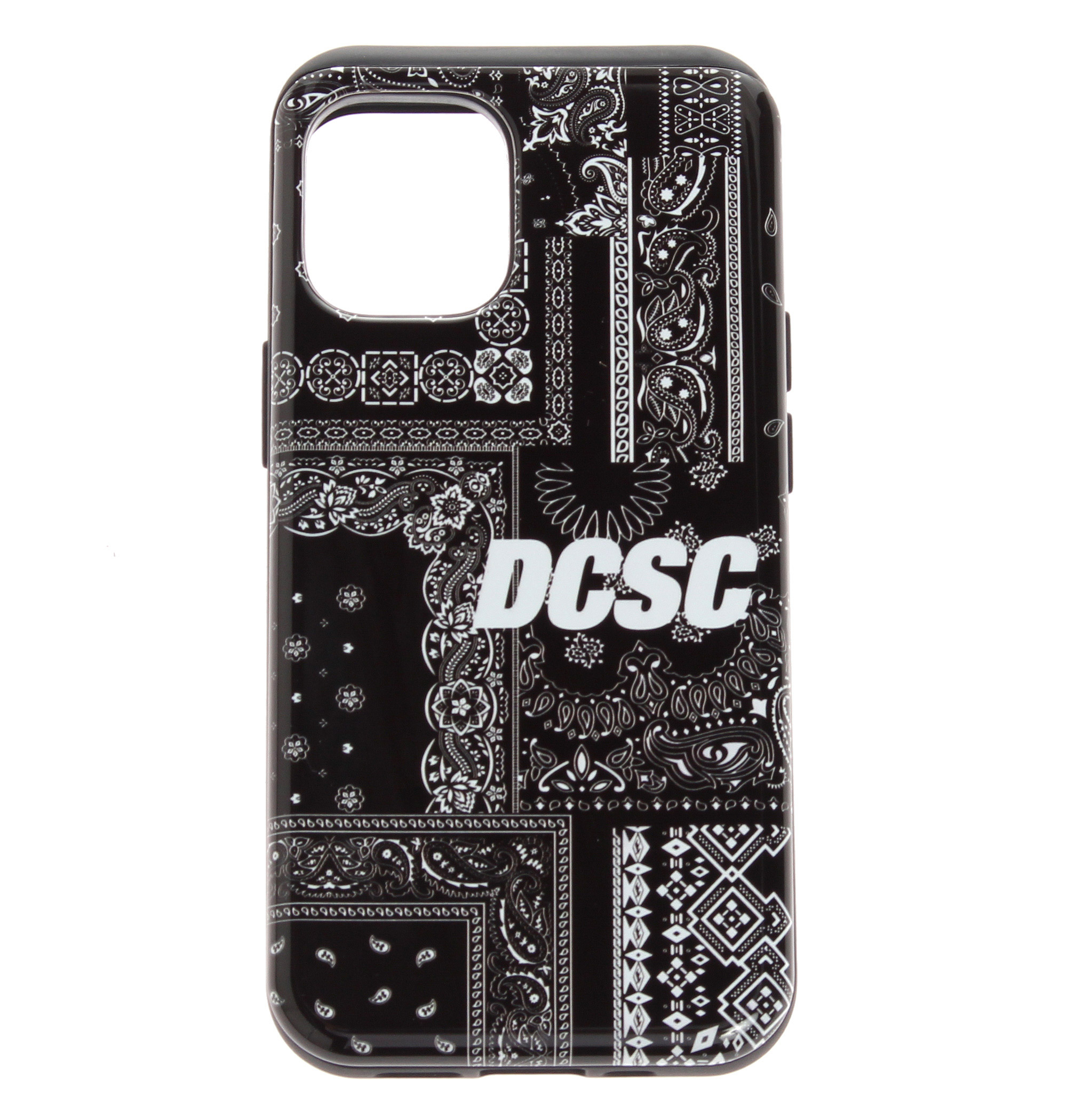 ＜DC Shoe＞ DCIC総柄_12mini 様々な機能を持たせたiPhone12miniに対応したスマホケース