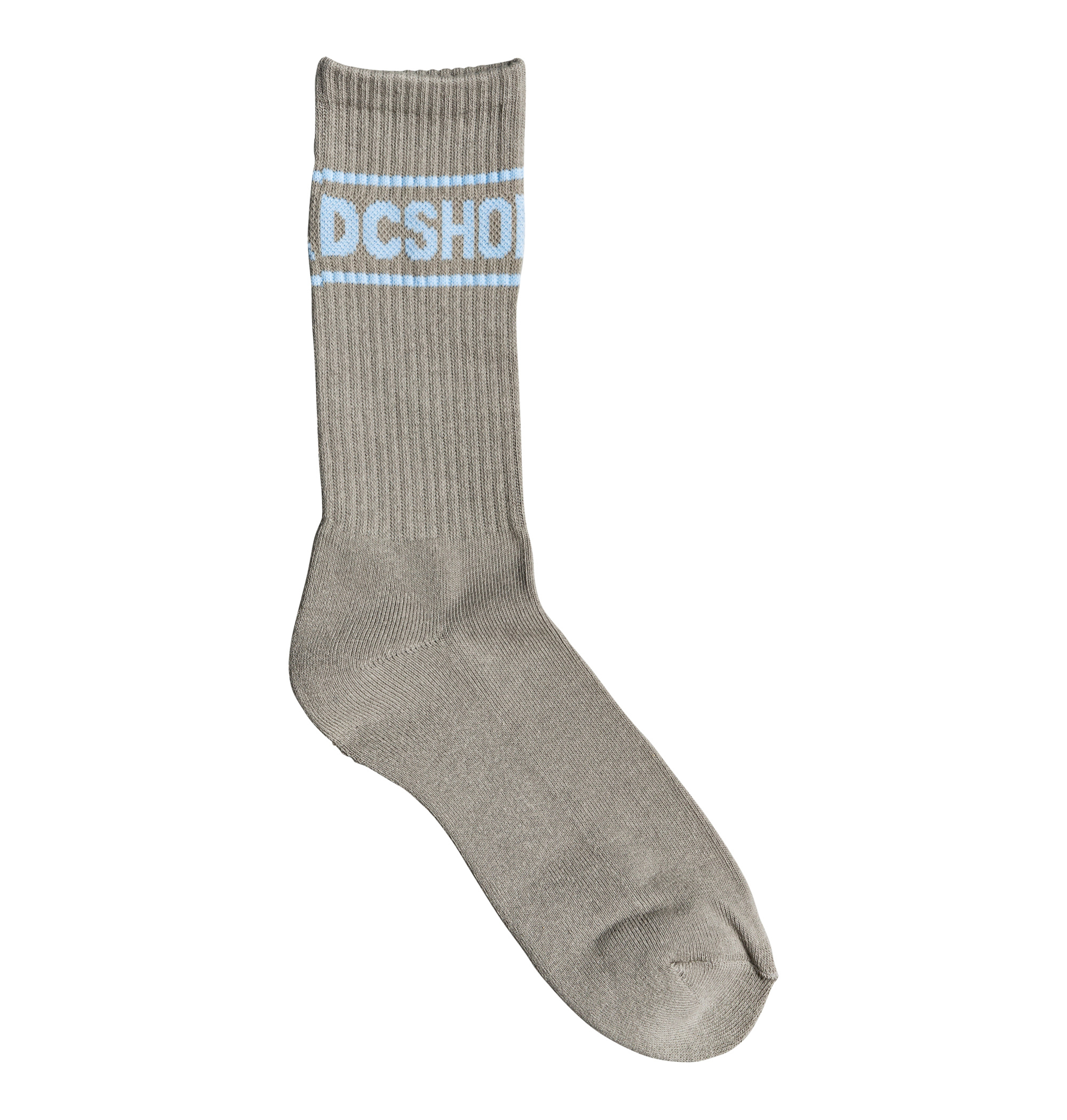 ＜DC Shoe＞ SOCK IT リブ編みで優しく足にフィットする快適な着用感のクルーソックス画像